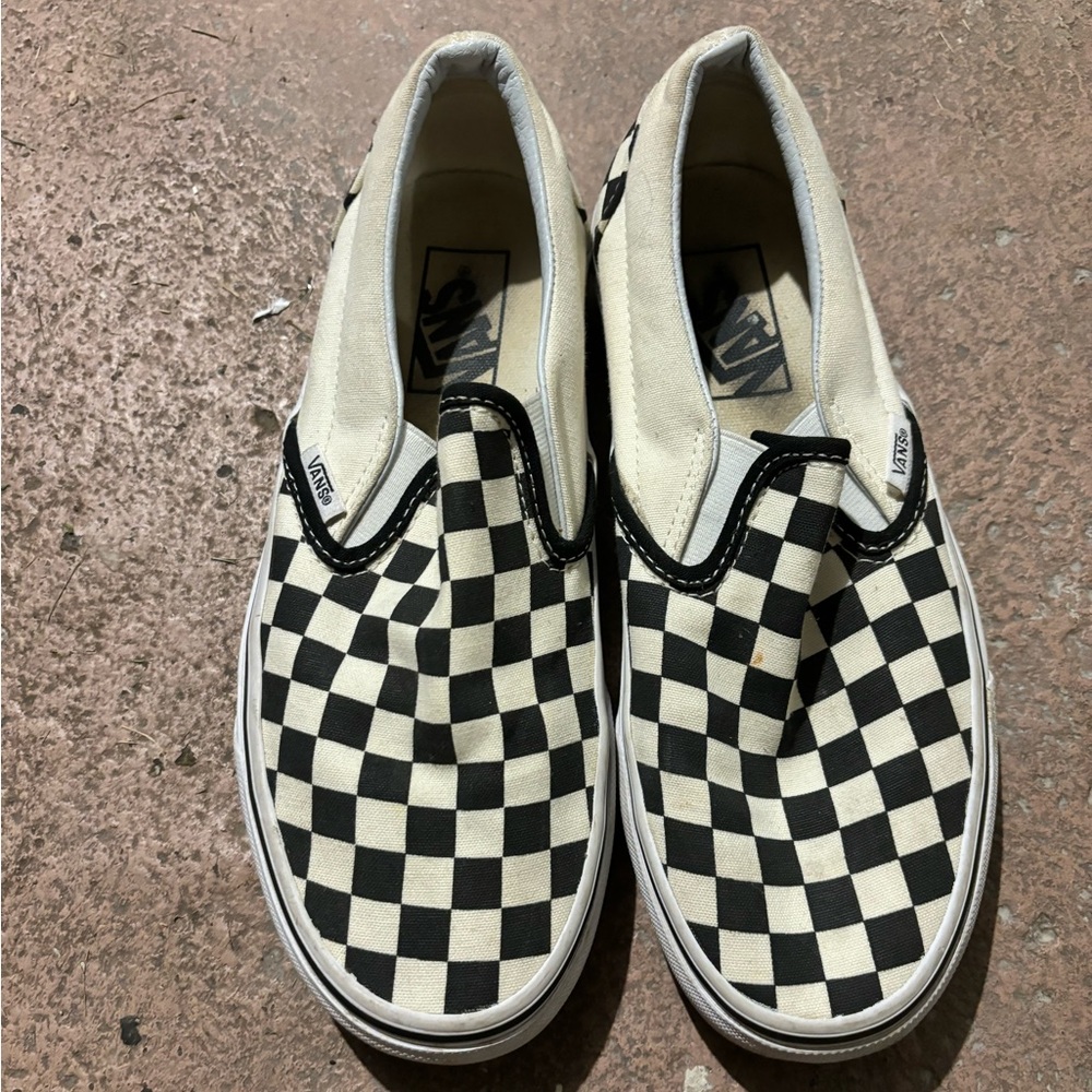 Checkered Vans - image 1